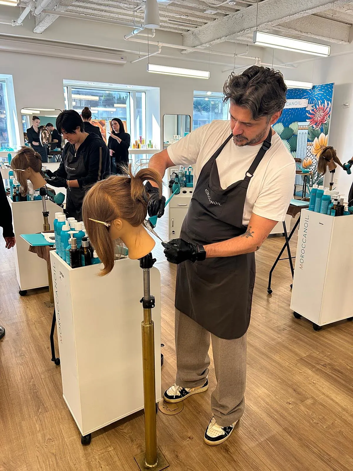 Uno dei nostri titolari al corso di formazione Moroccanoil a New York